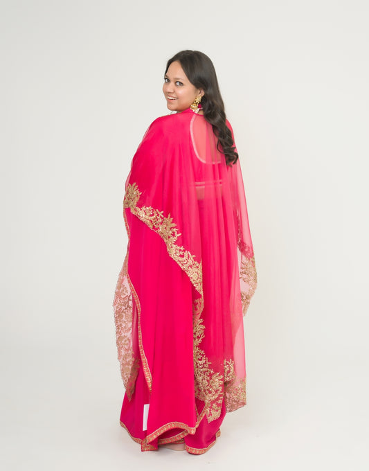 Gulaabo Cape Saree
