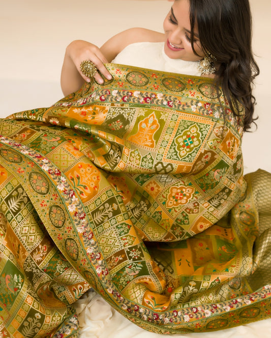 Jodha Banarasi Silk Saree