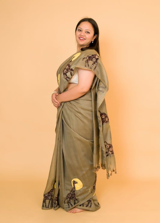 Jungle Queen Cotton Saree