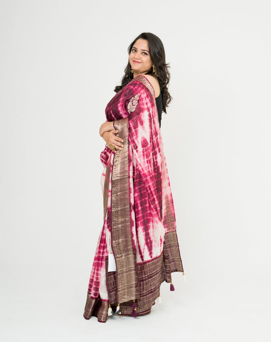 Rangkari Tissue Silk Saree