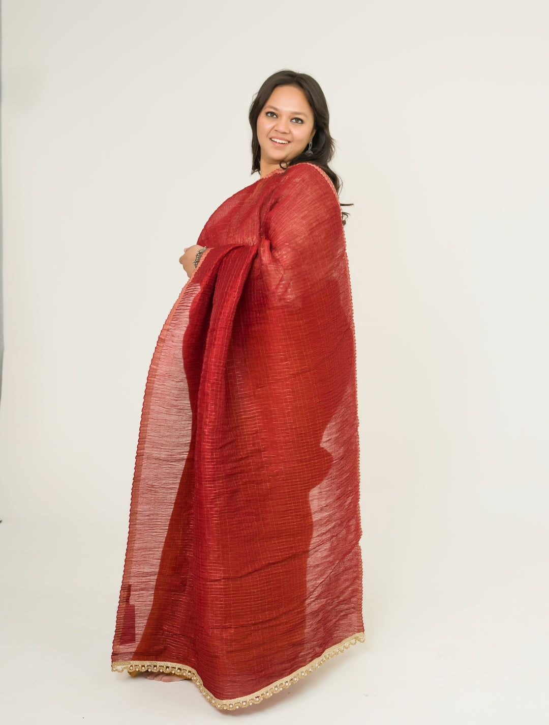 Taraana Crush Chanderi Saree