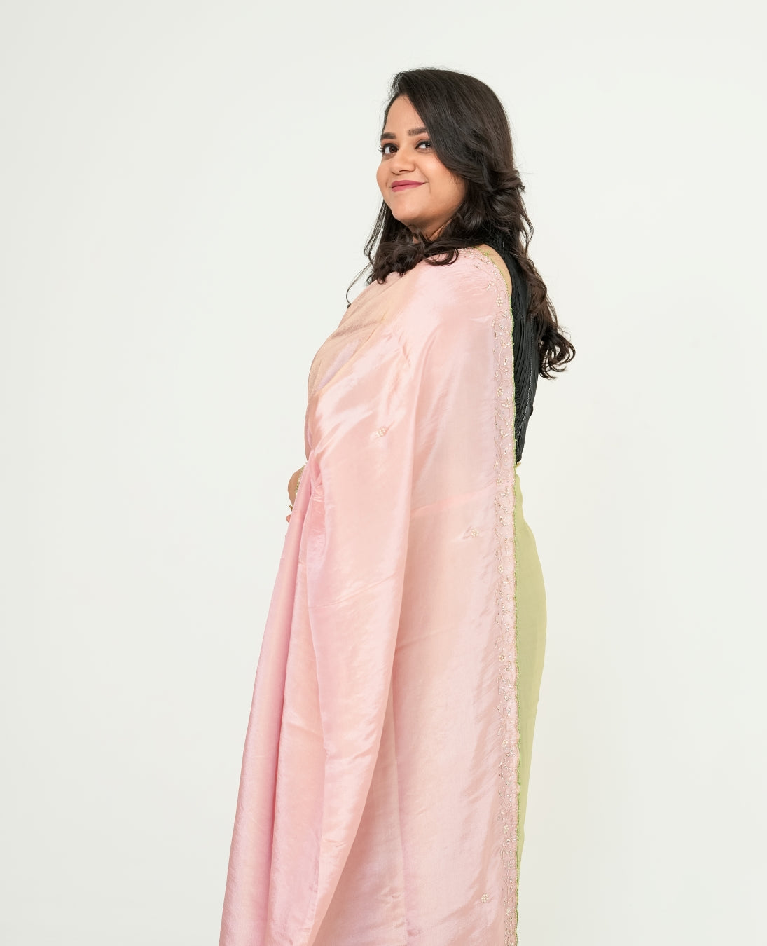 Colourblock Pure Tissue Saree