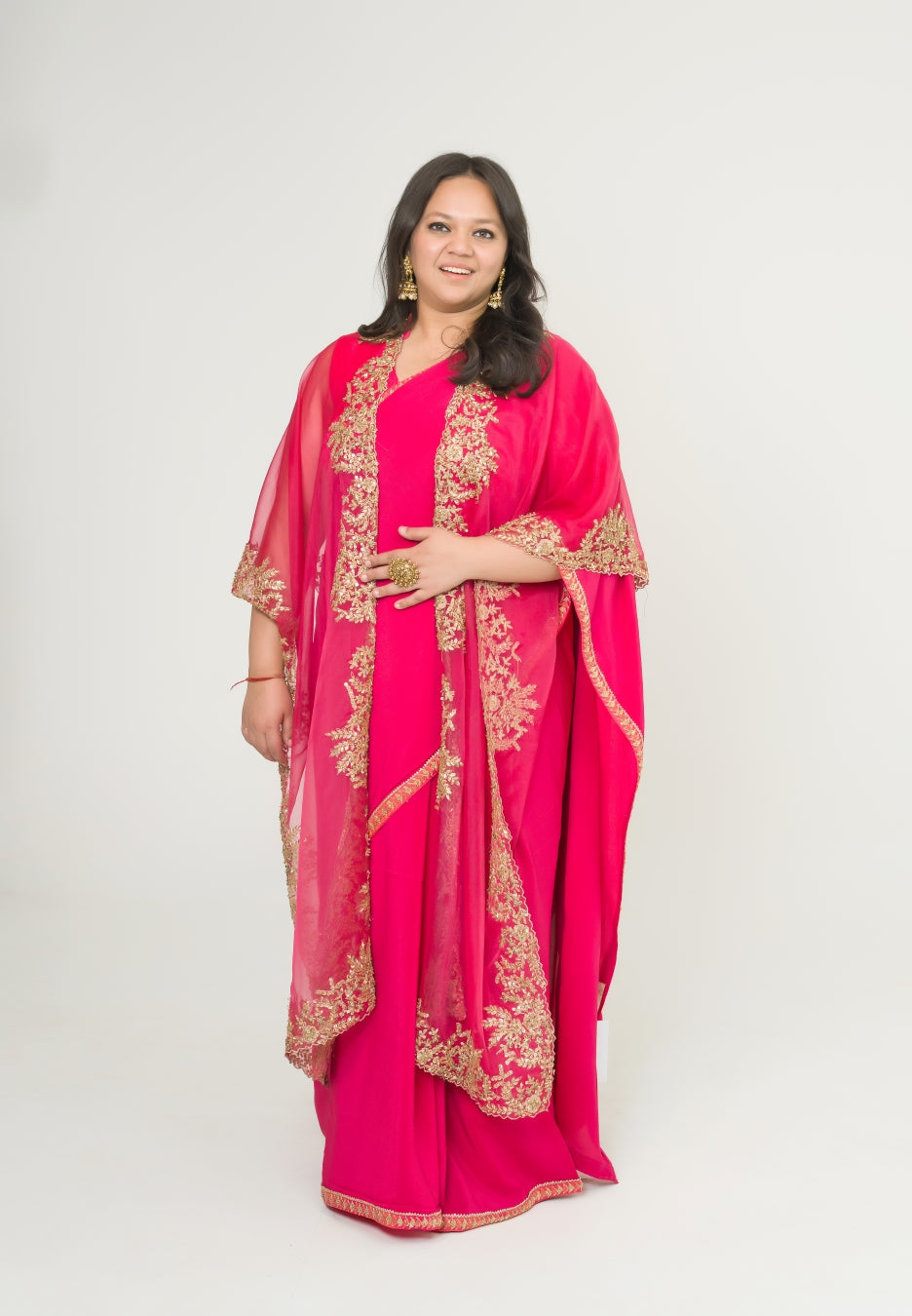 Gulaabo Cape Saree