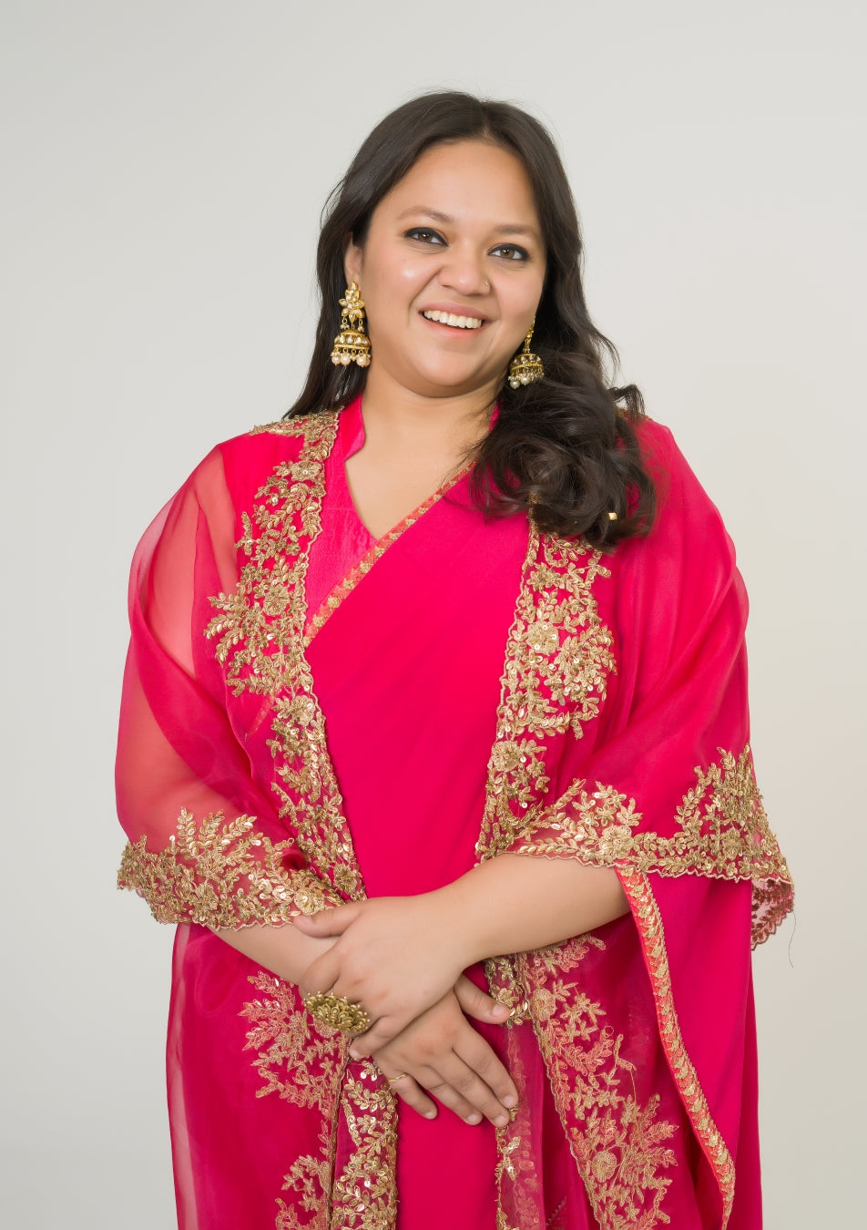 Gulaabo Cape Saree