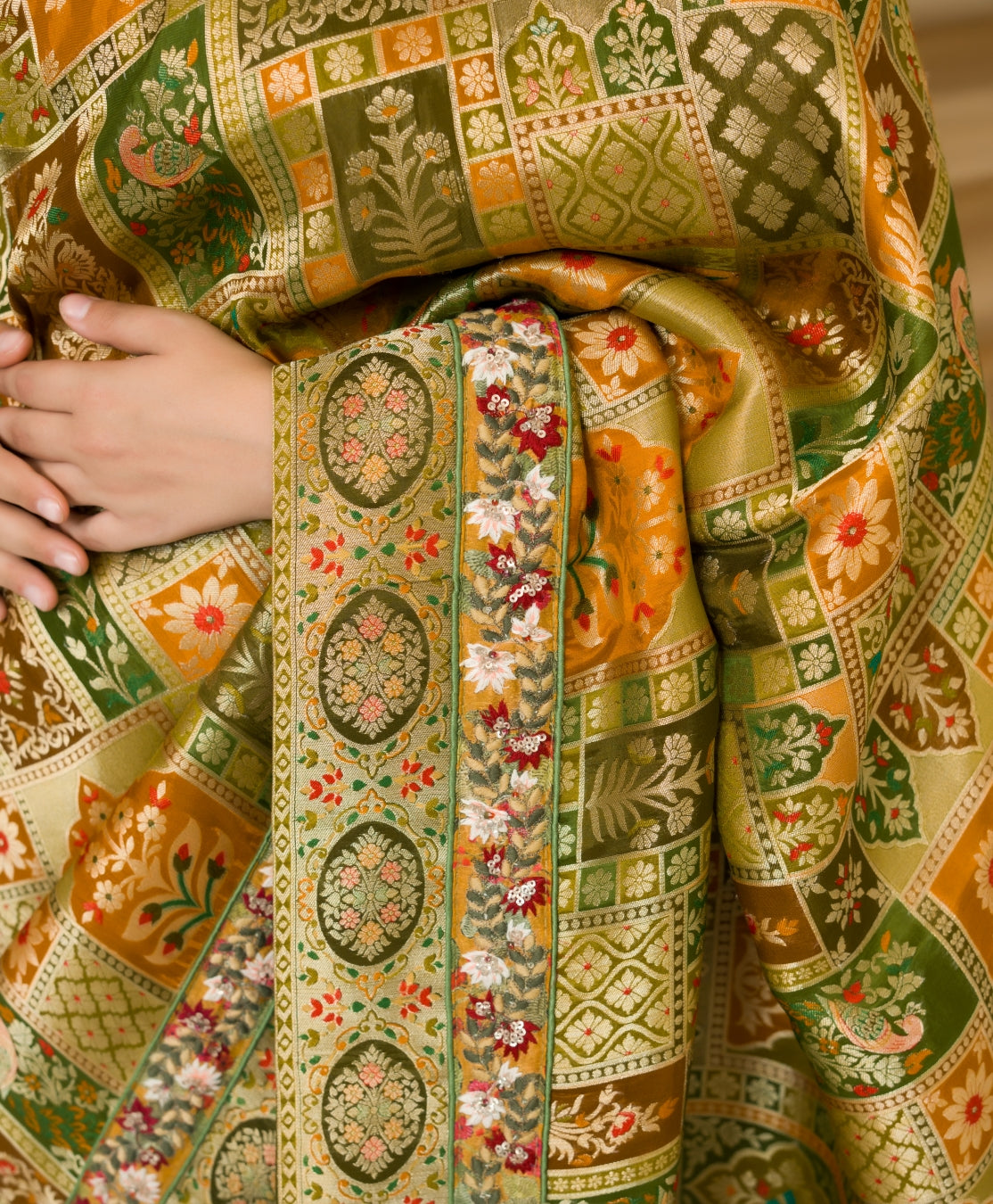Jodha Banarasi Silk Saree