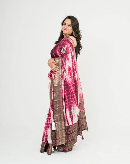 Rangkari Tissue Silk Saree