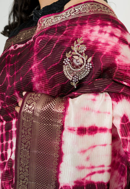 Rangkari Tissue Silk Saree
