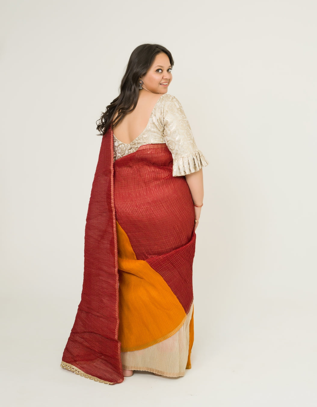 Taraana Crush Chanderi Saree